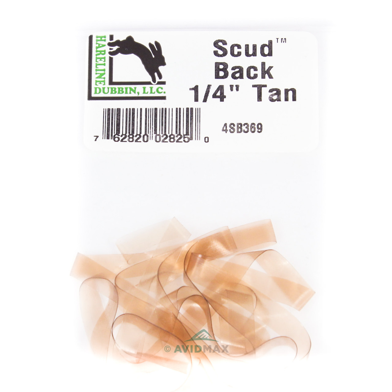 Hareline Scud Back 1/4" Tan