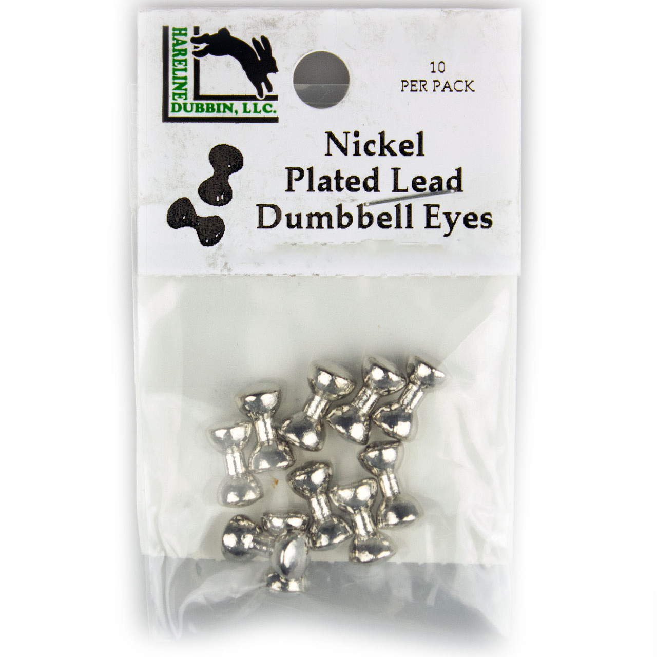 Hareline Lead Dumbbell Eyes Fly Tying Materials All Varieties