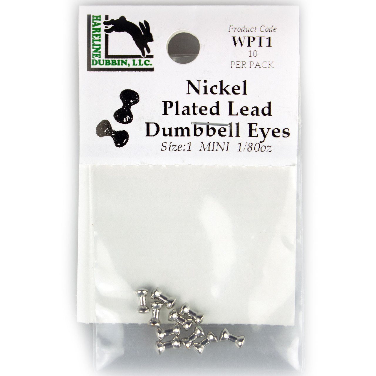 Hareline Lead Dumbbell Eyes Fly Tying Materials All Varieties