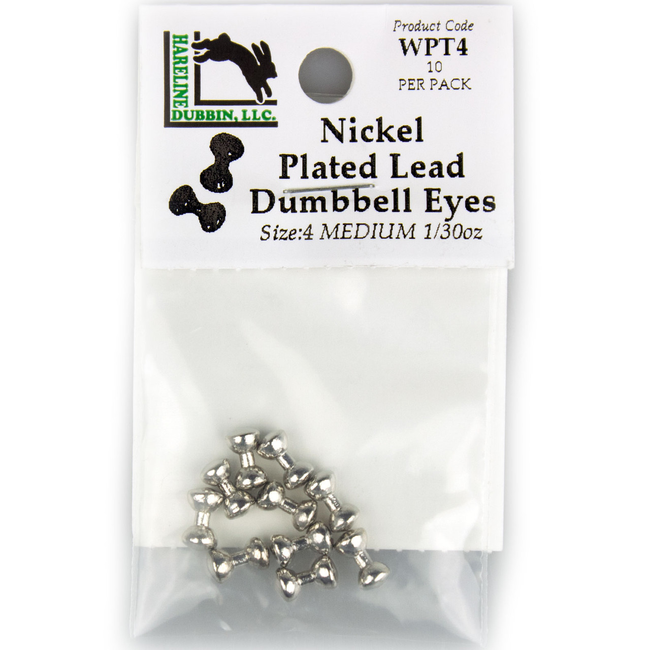 Hareline Lead Dumbbell Eyes Fly Tying Materials All Varieties
