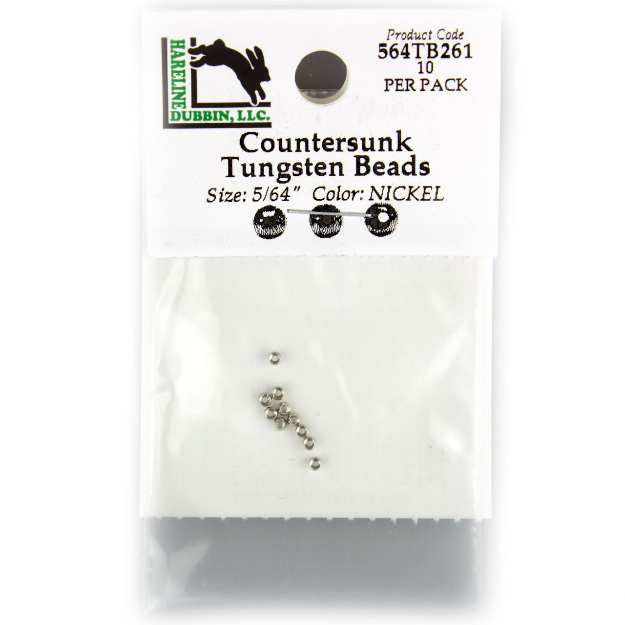 Hareline Tungsten Beads Fly Tying Materials (10 pk)