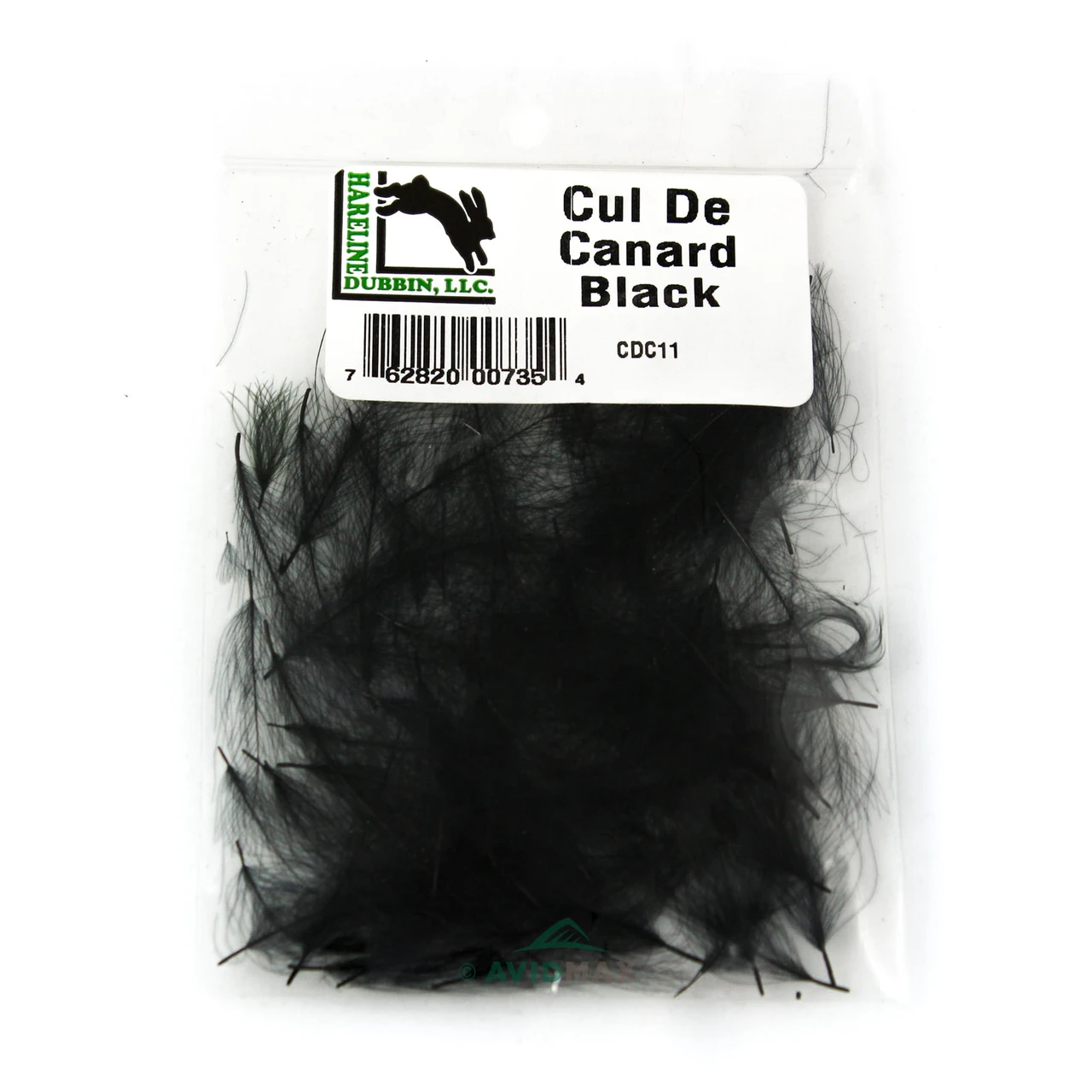 Hareline Cul De Canard Feathers Black