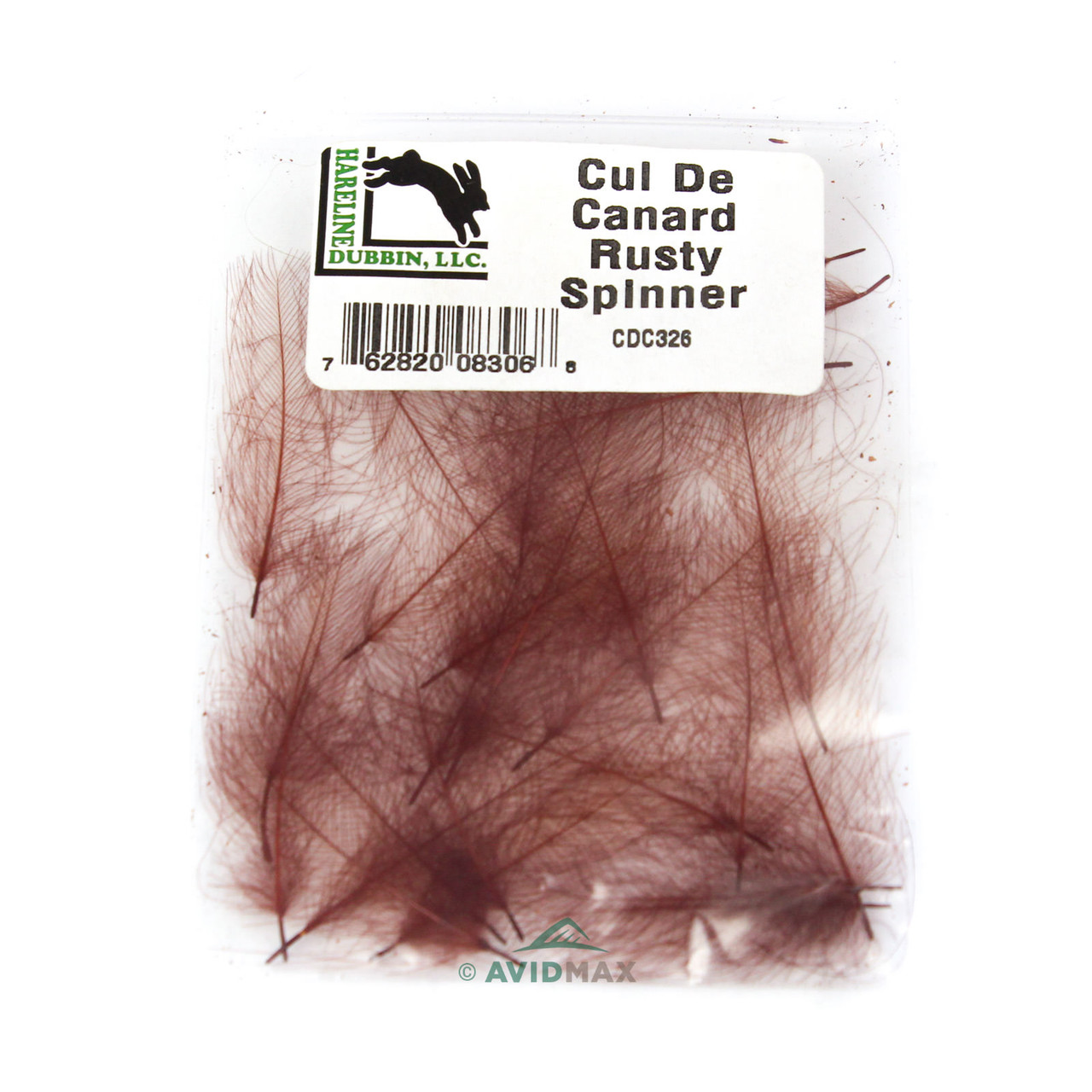 Hareline Cul De Canard Feathers Rusty Spinner