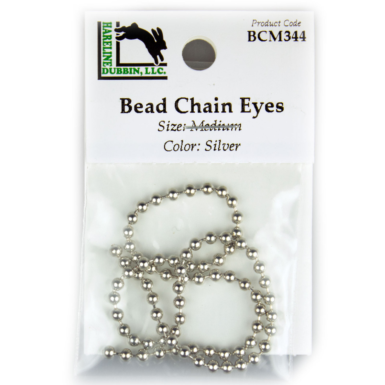 Hareline Bead Chain Eyes Hareline Bead Chain Eyes