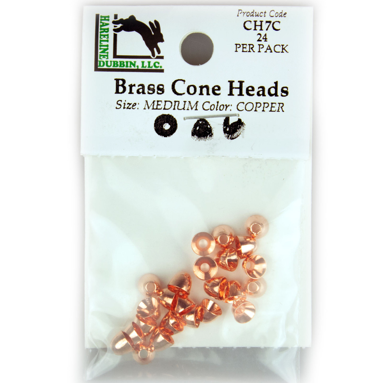 Hareline Brass Cone Heads Fly Tying Materials All Varieties