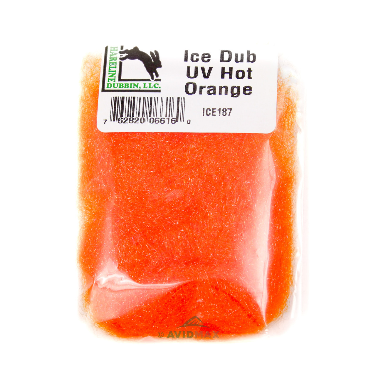 Hareline Ice Dub Mehrfarbig UV Tan – Glitzerndes Bindematerial Für Fliegenfischen, Süß- & Salzwasser