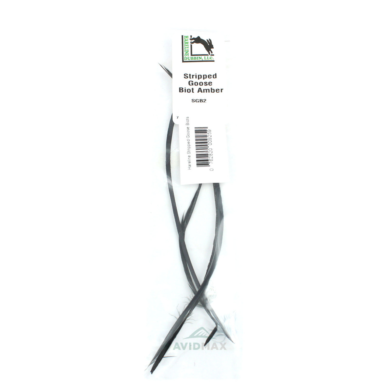 Hareline Stripped Goose Biots Black