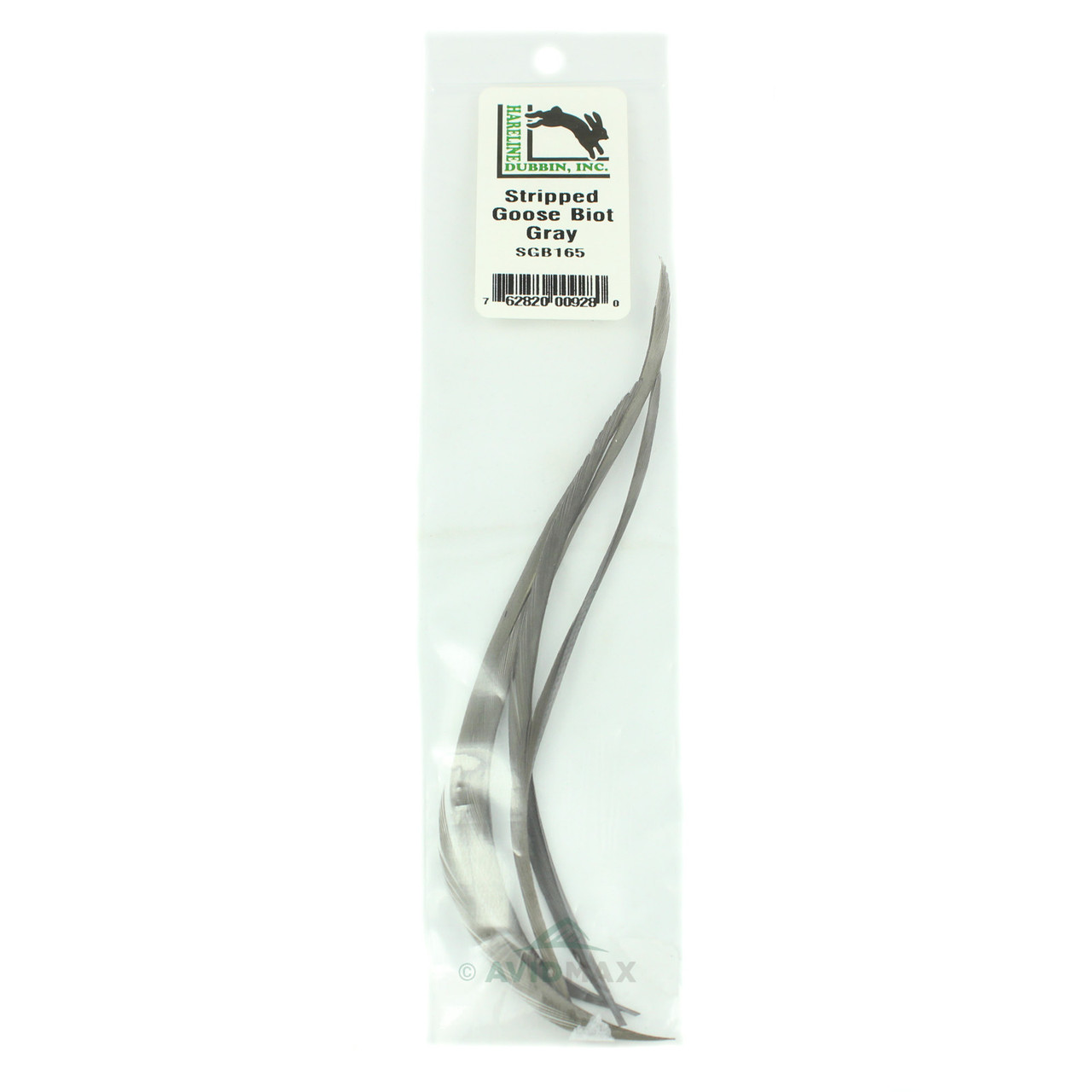 Hareline Stripped Goose Biots Gray