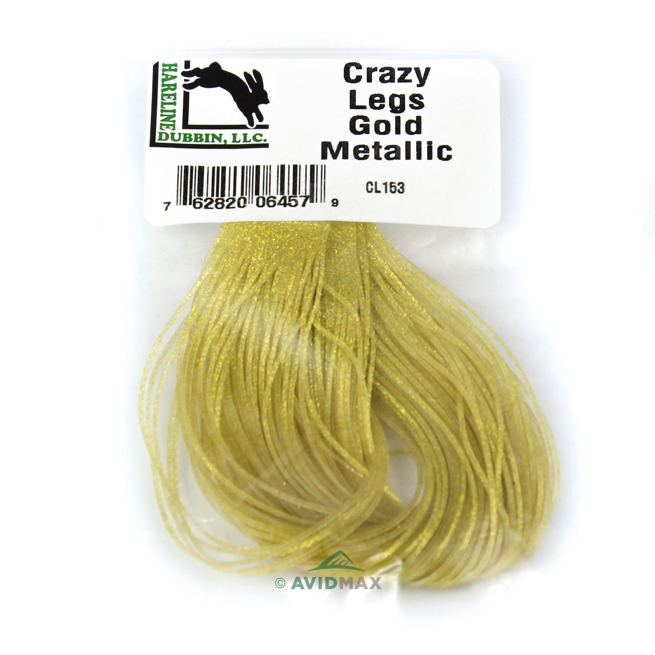 Hareline Crazy Legs Gold Metallic
