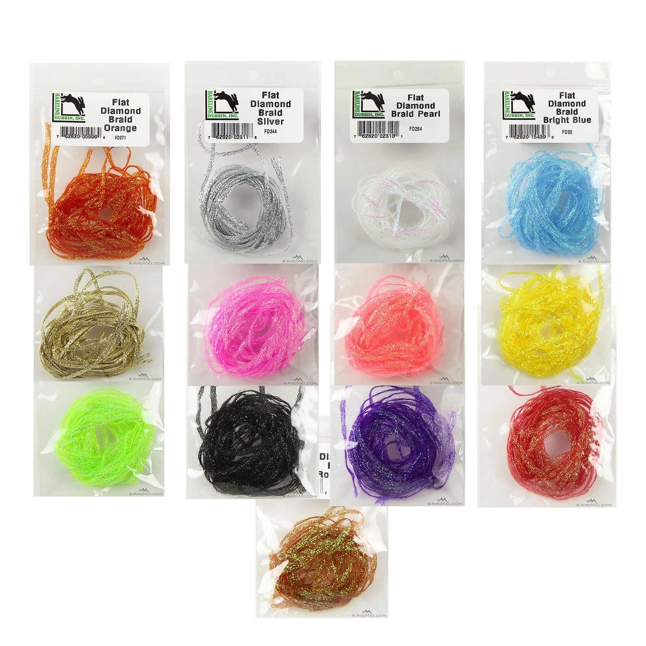 Hareline Flat Diamond Braid