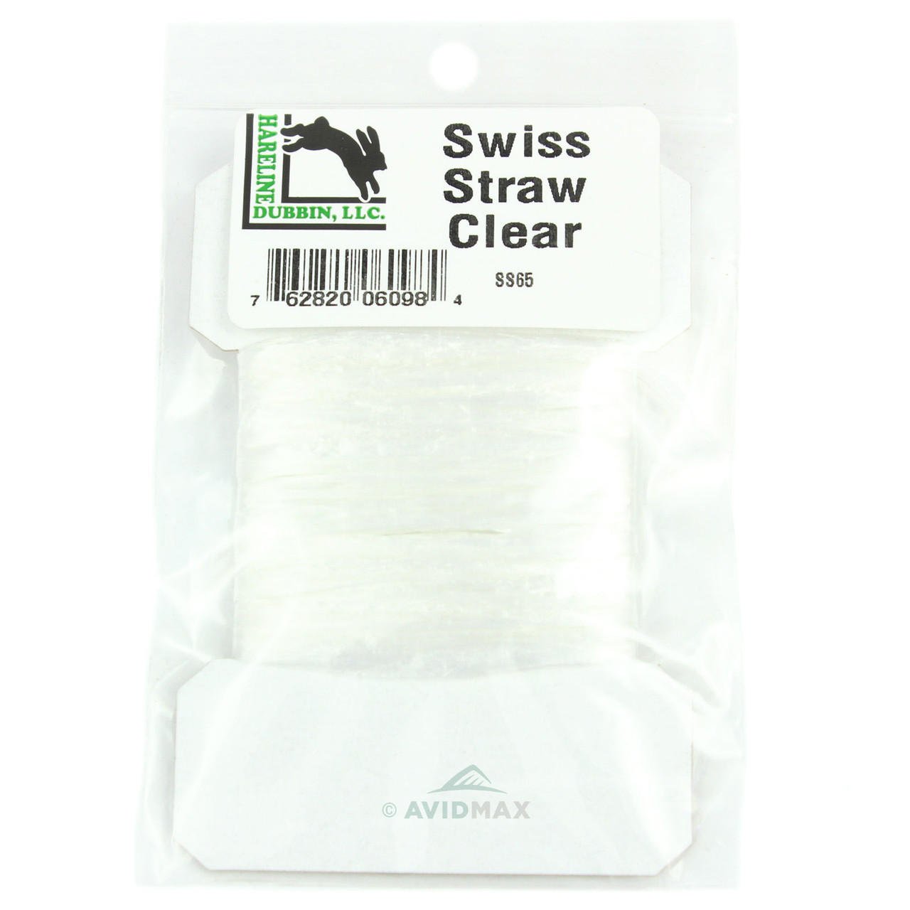 Hareline Swiss Straw Clear