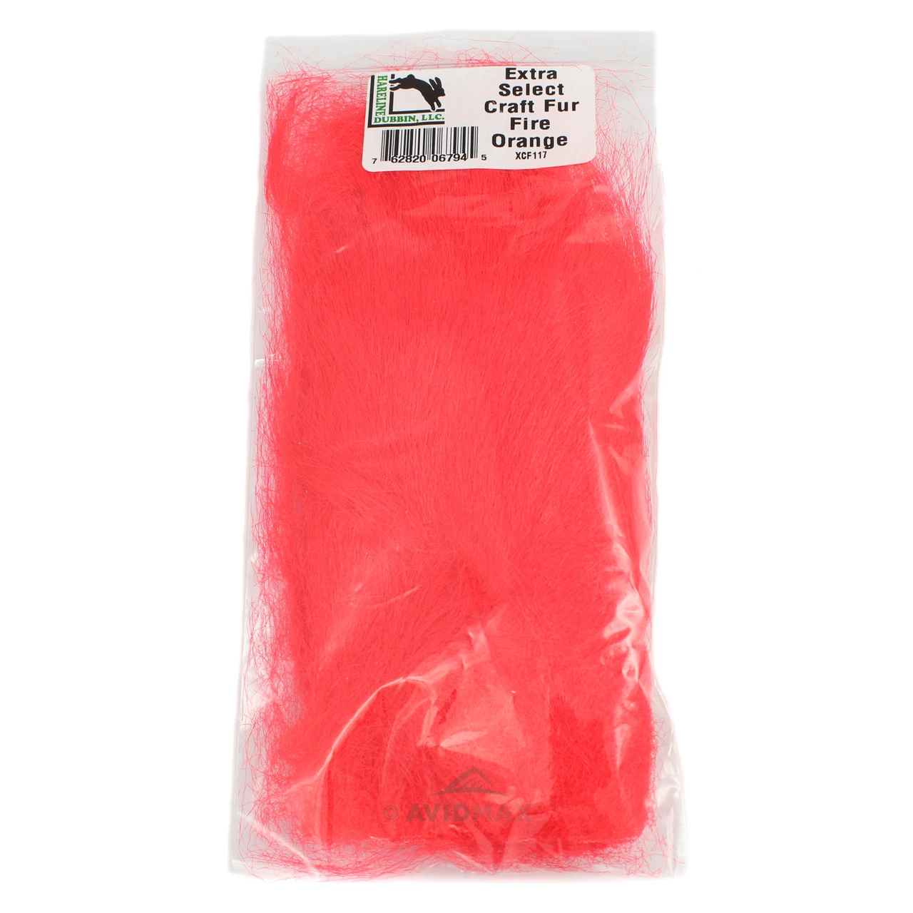 Hareline Extra Select Craft Fur Fire Orange