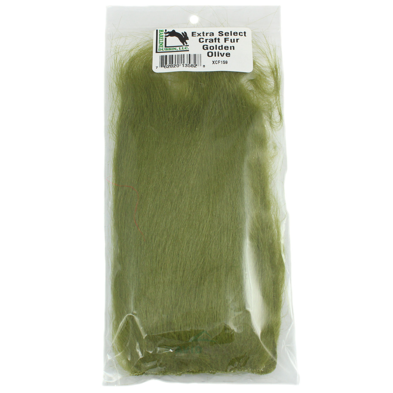 Hareline Extra Select Craft Fur Golden Olive