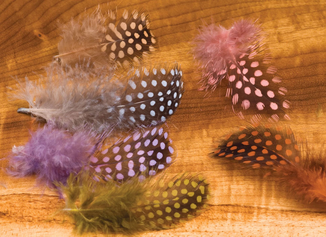 Hareline Strung Guinea Feathers - view 1