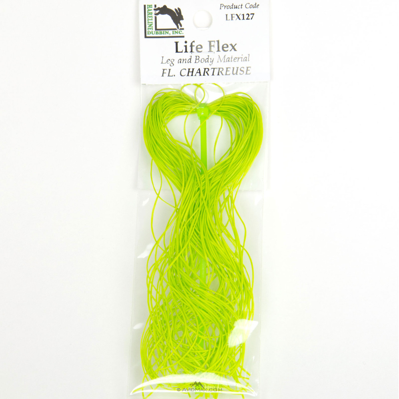 Hareline Life Flex Fluorescent Chartreuse