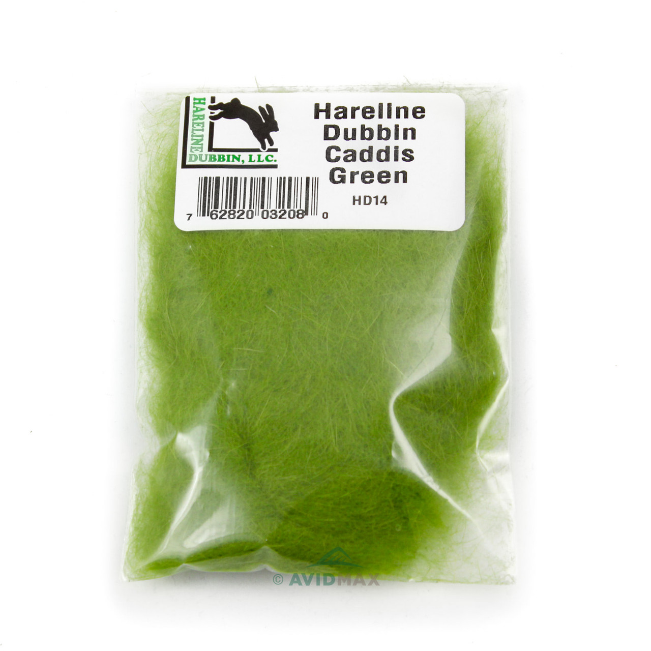 Hareline Fly Tying Dubbing Caddis Green