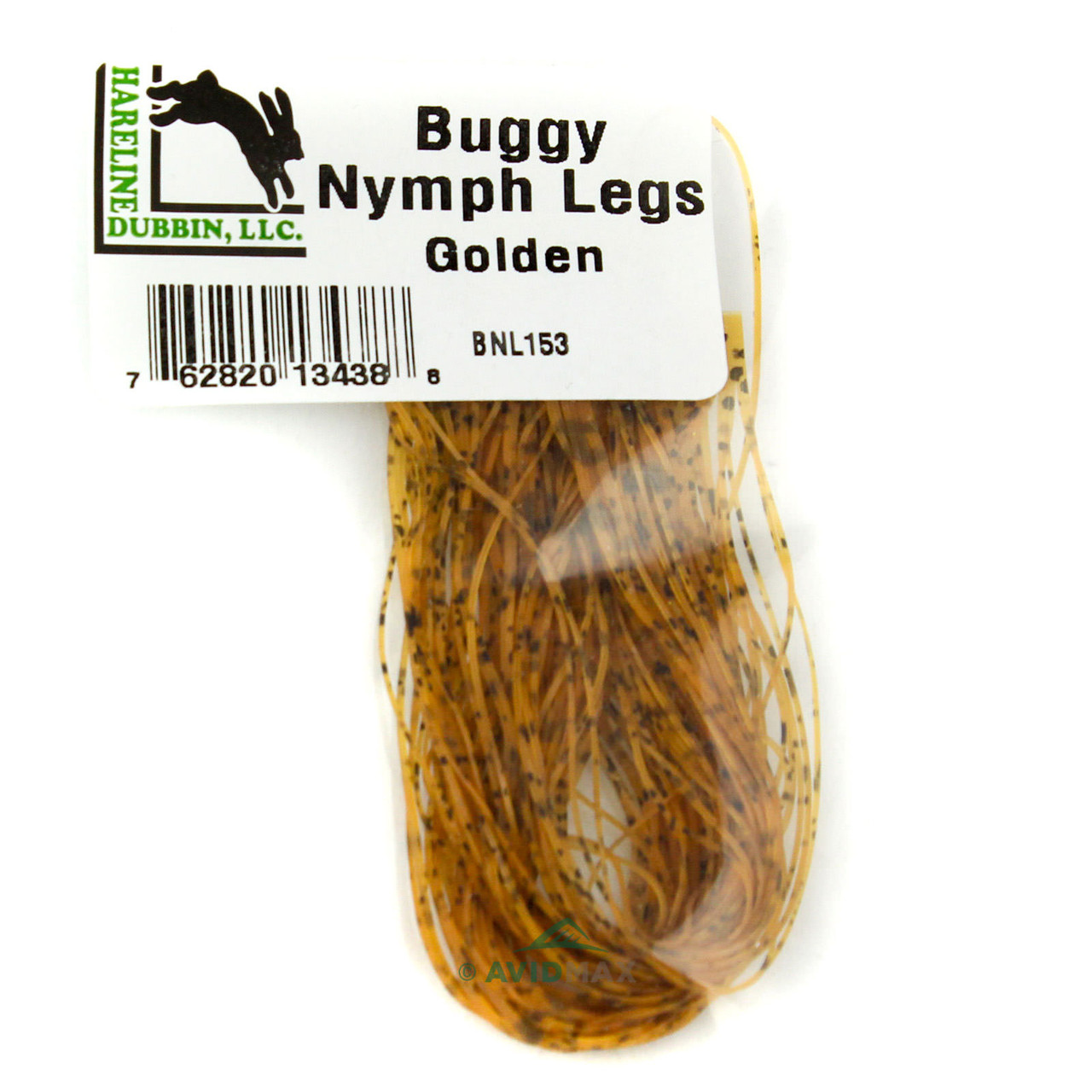 Hareline Buggy Nymph Legs Golden