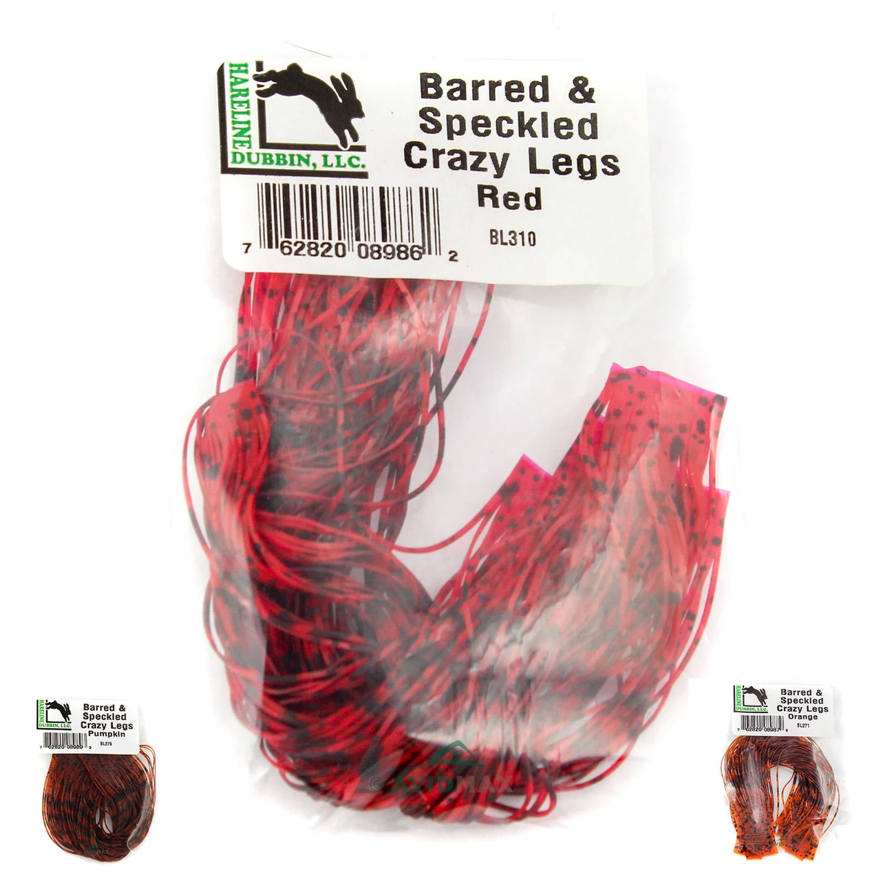 Hareline Barred & Speckled Crazy Legs