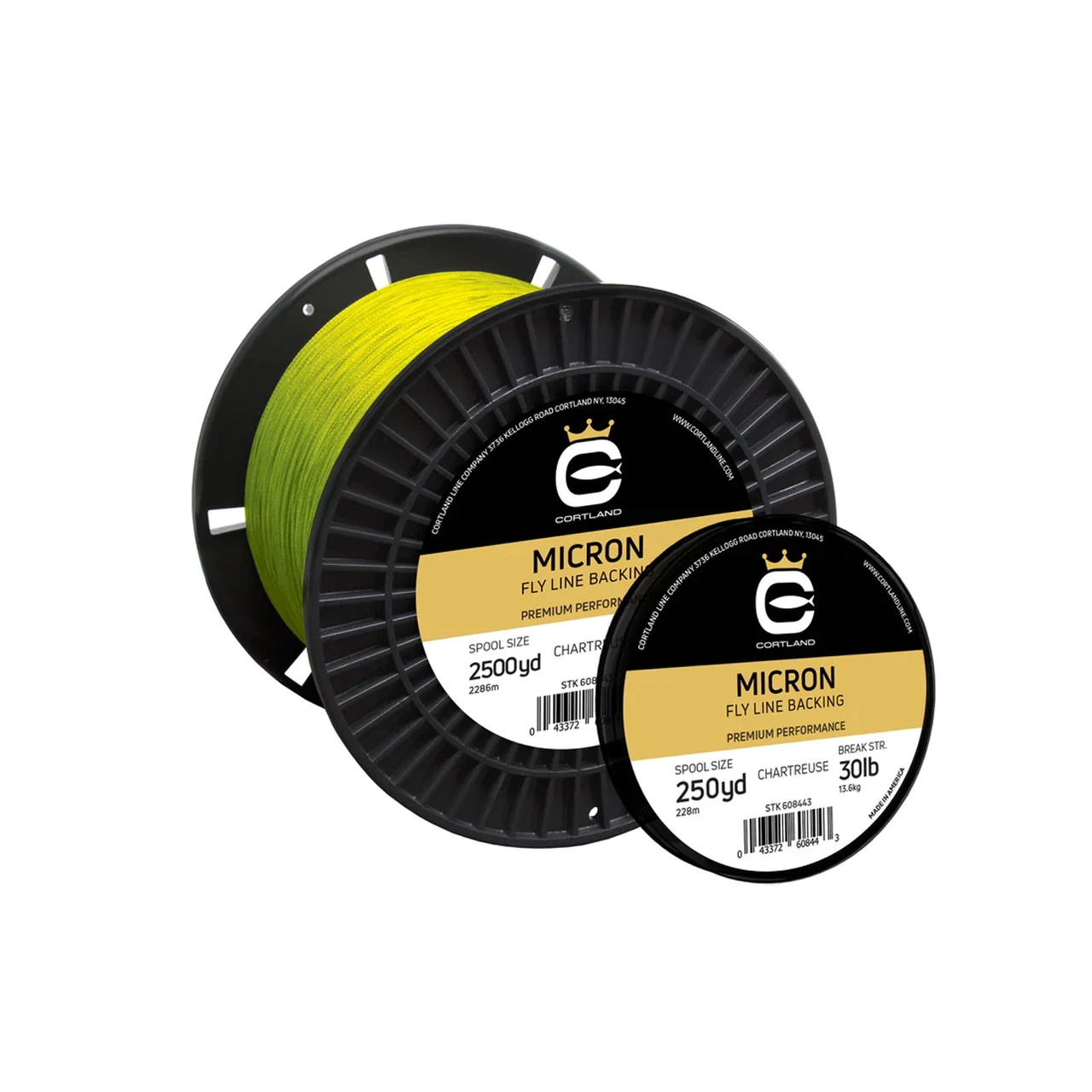 Cortland Micron Fly Line Backing 20 30 pounds 100 250 1000 2500 yards - view 2