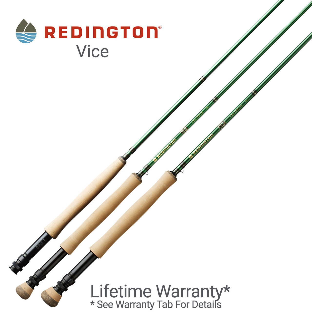 Redington Vice All-Water 4- pc Fly Fishing Rods With Tubes