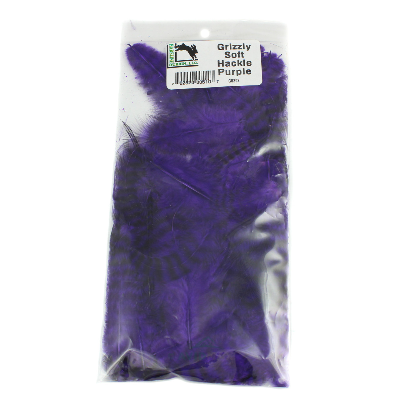Hareline Grizzly Soft Hackle Purple