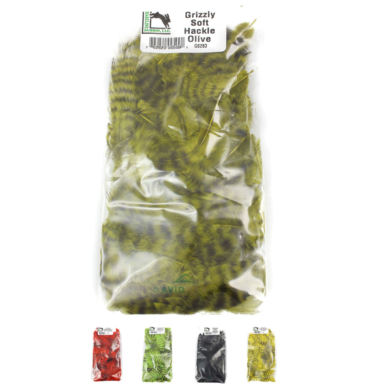 Hareline Grizzly Soft Hackle