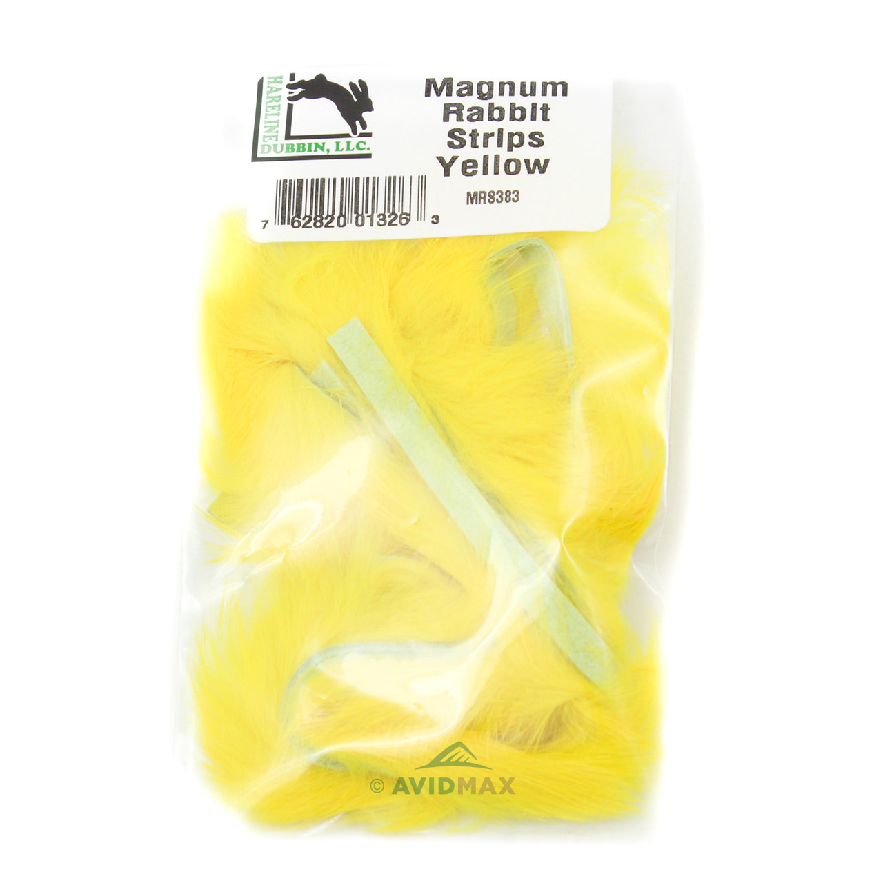 Hareline Magnum Rabbit Strips Yellow