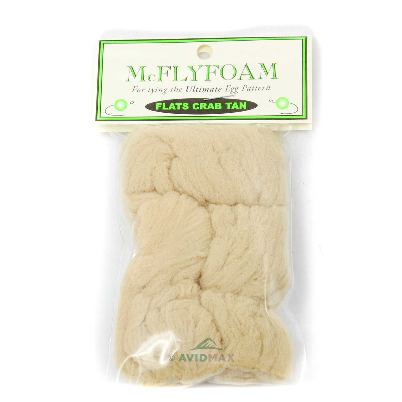 McFlyfoam Products Fly Tying Yarn Flats Crab Tan