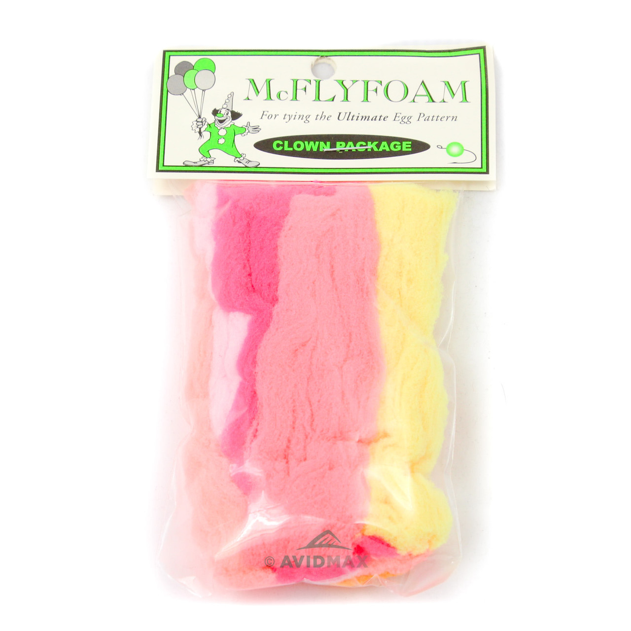 McFlyfoam Products Fly Tying Yarn Clown Package