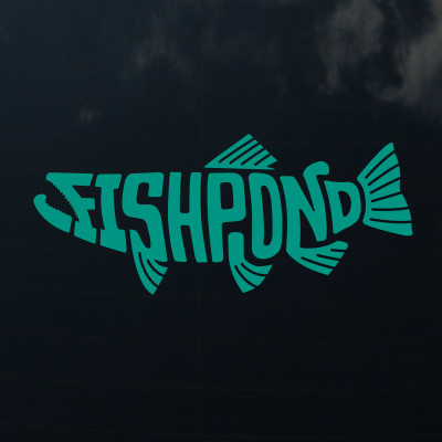 Fishpond Fly Fishing Thermal Die Cut Vinyl Pescado Stickers