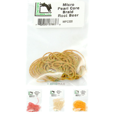 Hareline Micro Pearl Core Braid Dyed