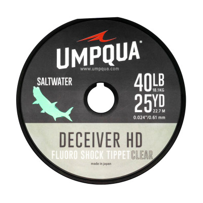 Umpqua Deceiver HD Saltwater Fluorocarbon Shock Tippet Clear