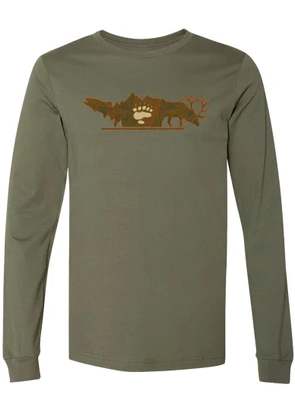 RepYourWater Backcountry Hunters and Anglers Collab Long-Sleeve T-Shirt Small