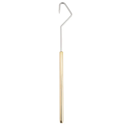 Dr. Slick Dubbing Hooks Brass/Stainless Steel Half Hitch Tool 5 in Brass