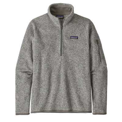 Patagonia Women's Better Sweater 1/4 Zip Fleece Jacket - Birch White