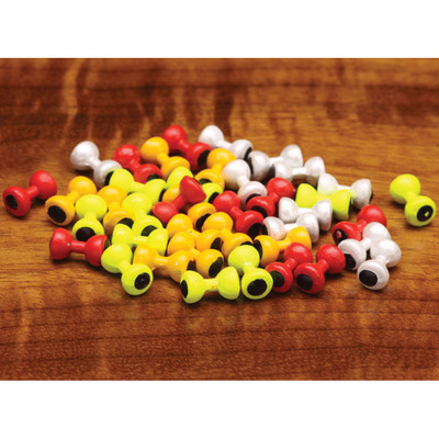 Hareline Painted Lead Dumbbell Eyes Fly Tying Materials All Varieties