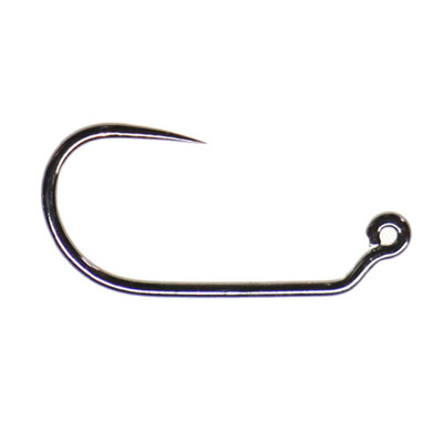 Fulling Mill Jig Force Barbless Hook Black Nickel