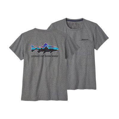 Patagonia Women's Home Water Trout Pocket Responsibili-Tee Patagonia Women's Home Water Trout Pocket Responsibili-Tee