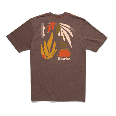 Howler Brothers Select Pocket T-Shirt Abstract Savannah : Espresso Heather Howler Brothers Select Pocket T-Shirt Abstract Savannah : Espresso Heather