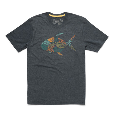 Howler Brothers Select T-Shirt Permit Foliage : Charcoal Heather
