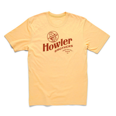 Howler Brothers El Monito Cotton T-Shirt : Rattan Howler Brothers El Monito Cotton T-Shirt : Rattan