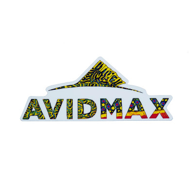 Avidmax Brook Trout Skin 4 in Logo Sticker