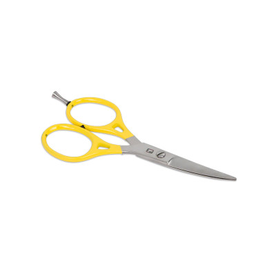 Loon Ergo Prime Curved Shears 7 in with Precision Peg Yellow