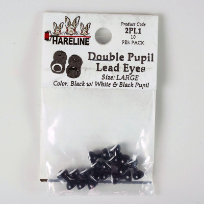Hareline Double Pupil Lead Eyes Hareline Double Pupil Lead Eyes