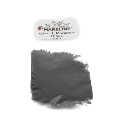 Hareline Ostrich Marabou Black