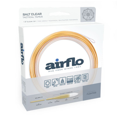 Airflo Ridge 2.0 Flats Tactical Taper Fly Line Clear Tip