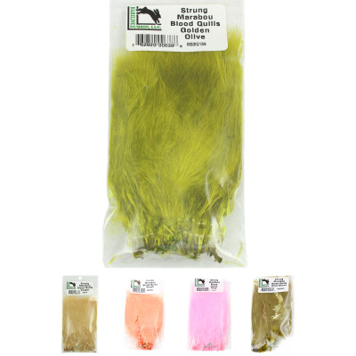 Hareline Marabou Strung Blood Quills