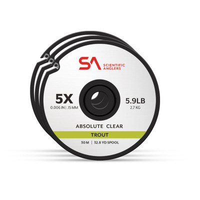 Scientific Anglers Absolute Trout Clear Tippet Assortment 4X 5X 6X