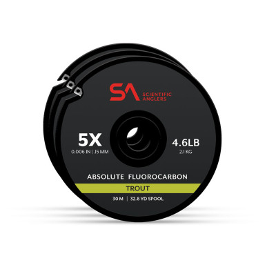 Scientific Anglers Absolute Fluorocarbon Trout Tippet Assortment 4X 5X 6X