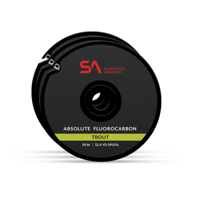 Scientific Anglers Absolute Fluorocarbon Trout Tippet Assortment 2X 3X 4X 4X 5X 6X Clear